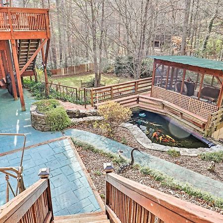 Asheville Mountain Getaway With Patio And Koi Pond! Esterno foto