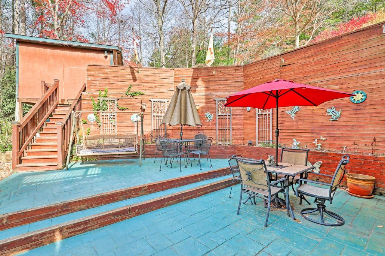 Asheville Mountain Getaway With Patio And Koi Pond! Esterno foto